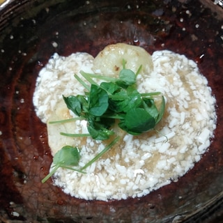 揚げ新じゃが〜豆腐あんを添えて〜